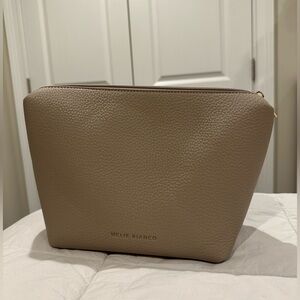MELIE BIANCO vegan leather zip pouch